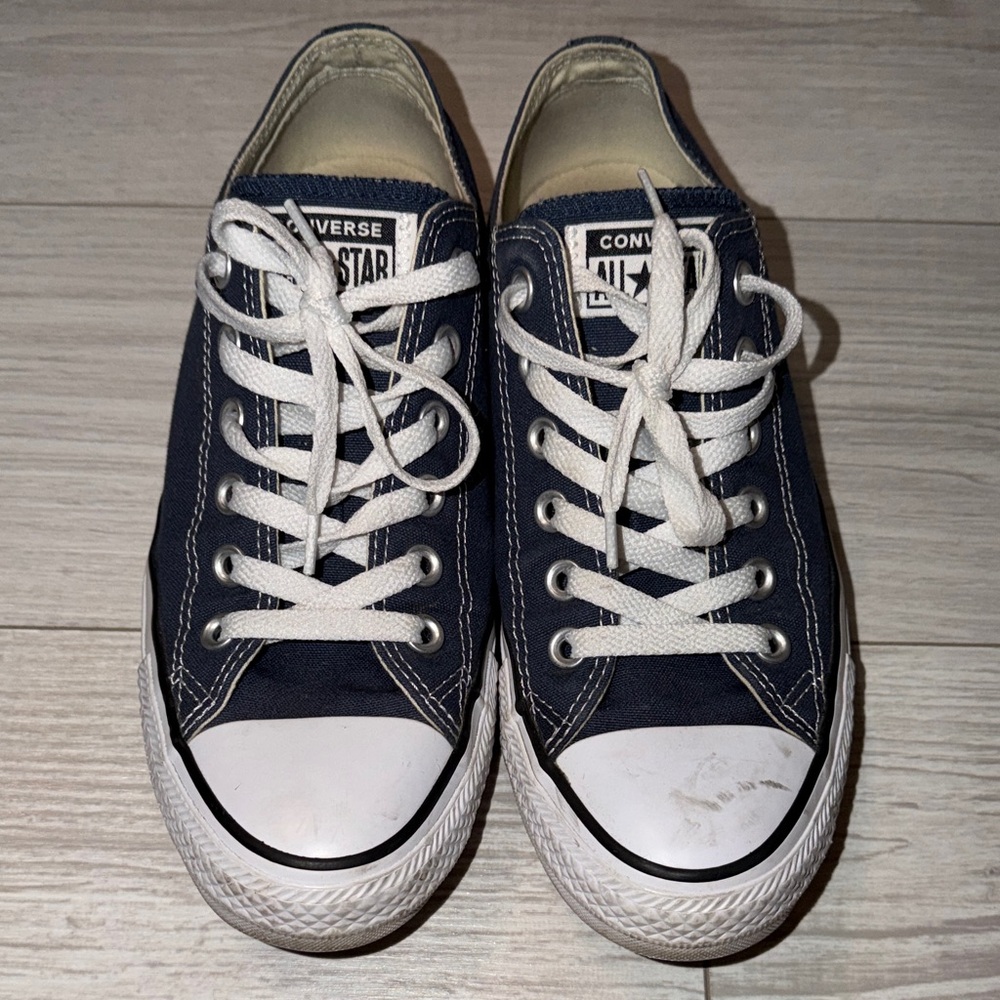 Converse Dark Blue Canvas Sneakers